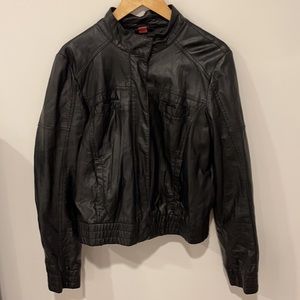 Faux leather jacket